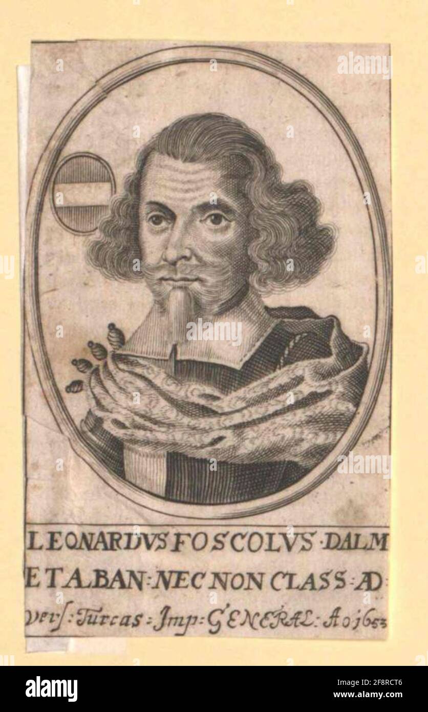 Foscolo, Leonard unbekannter Künstler Stockfoto