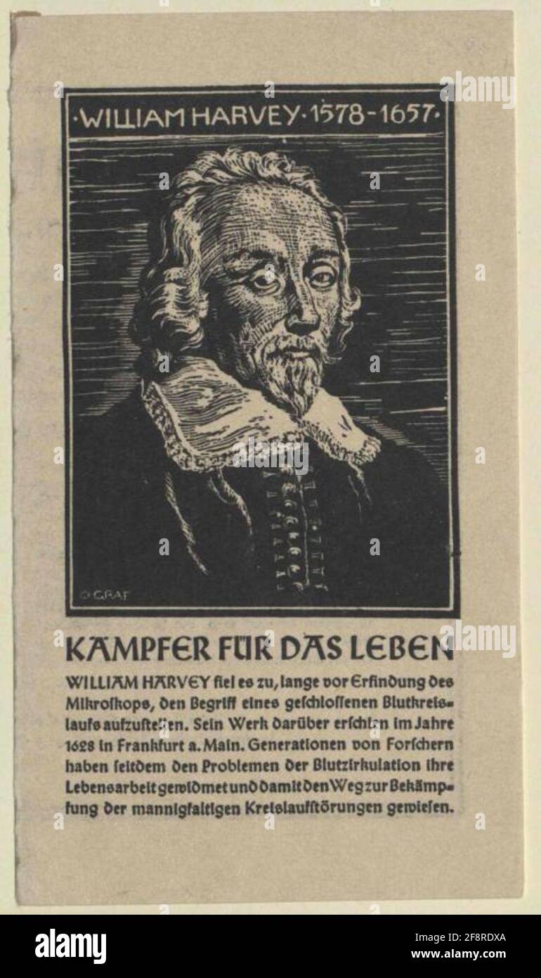 Harvey, William . Stockfoto