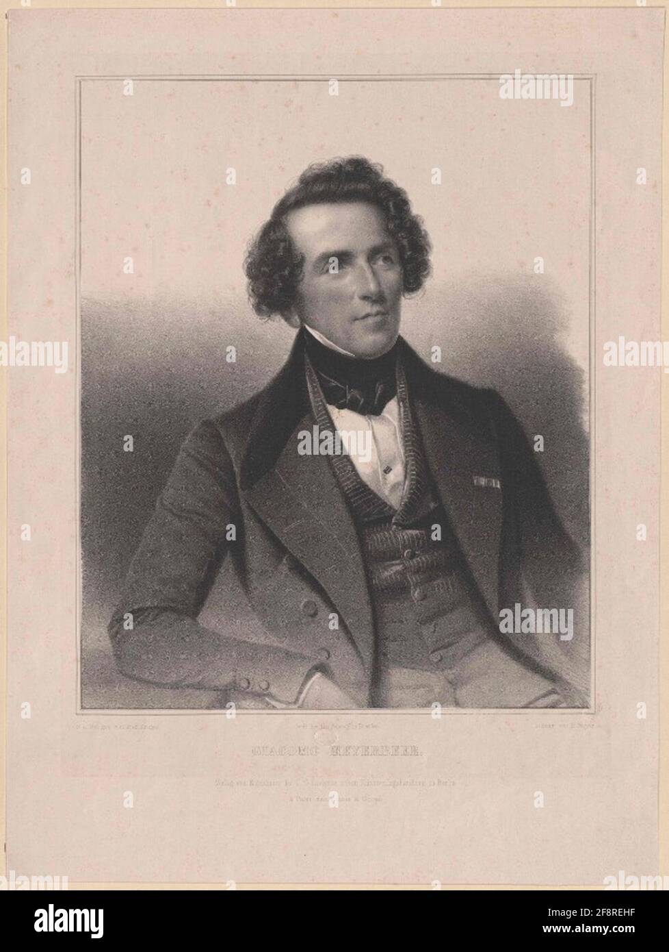 Meyerbeer, Giacomo . Stockfoto