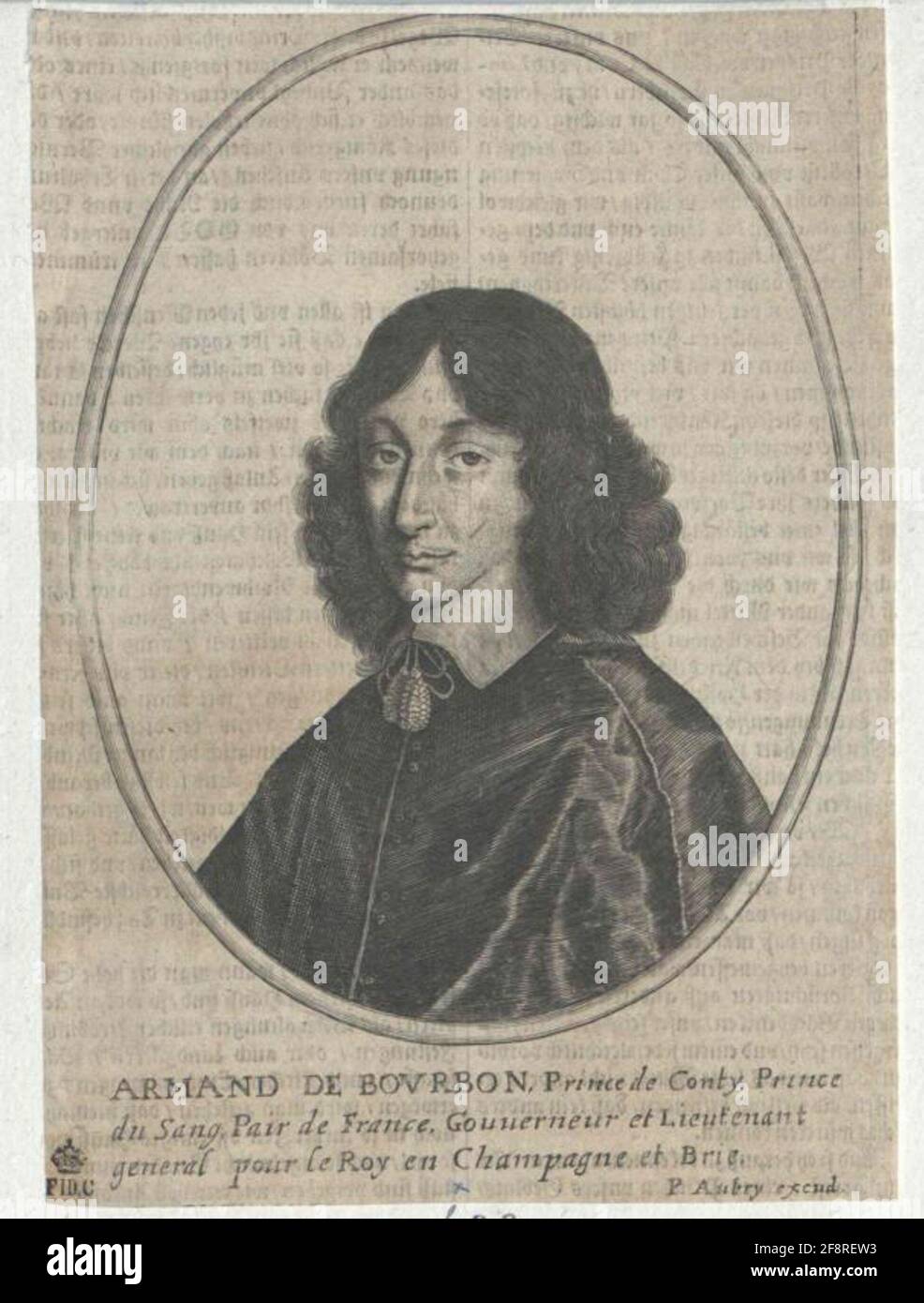 Armand, Prince of CONTY Herausgeber: Aubry, Peter (2) Stockfoto