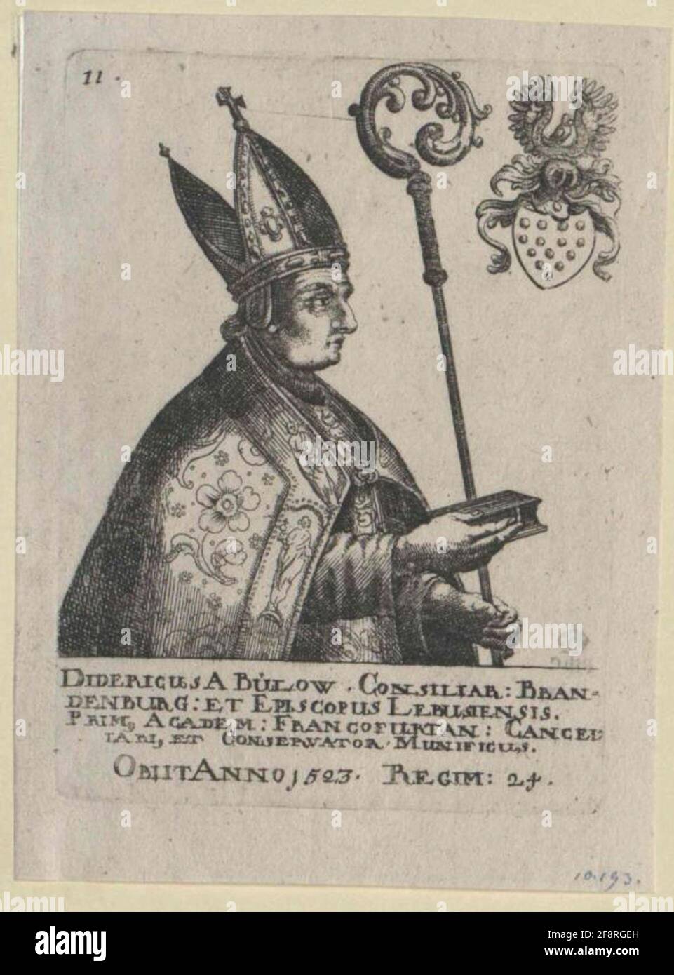 Bülow, Dietrich von. Stockfoto