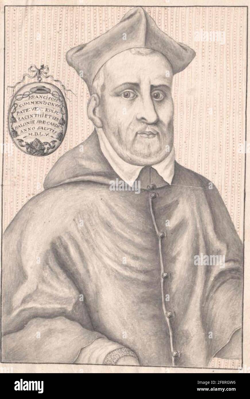 Commandedone, Giovanni Francesco. Stockfoto