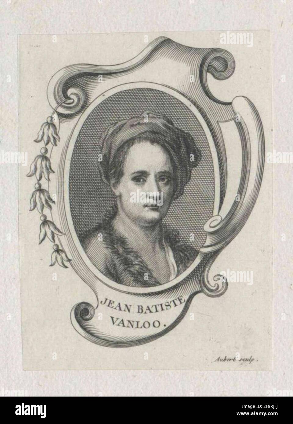 Vanloo, Jean Baptiste. Stockfoto