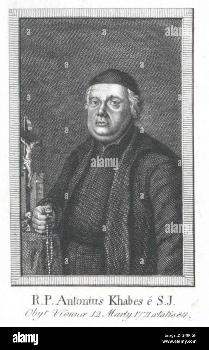 Khabes, Antonius. Stockfoto