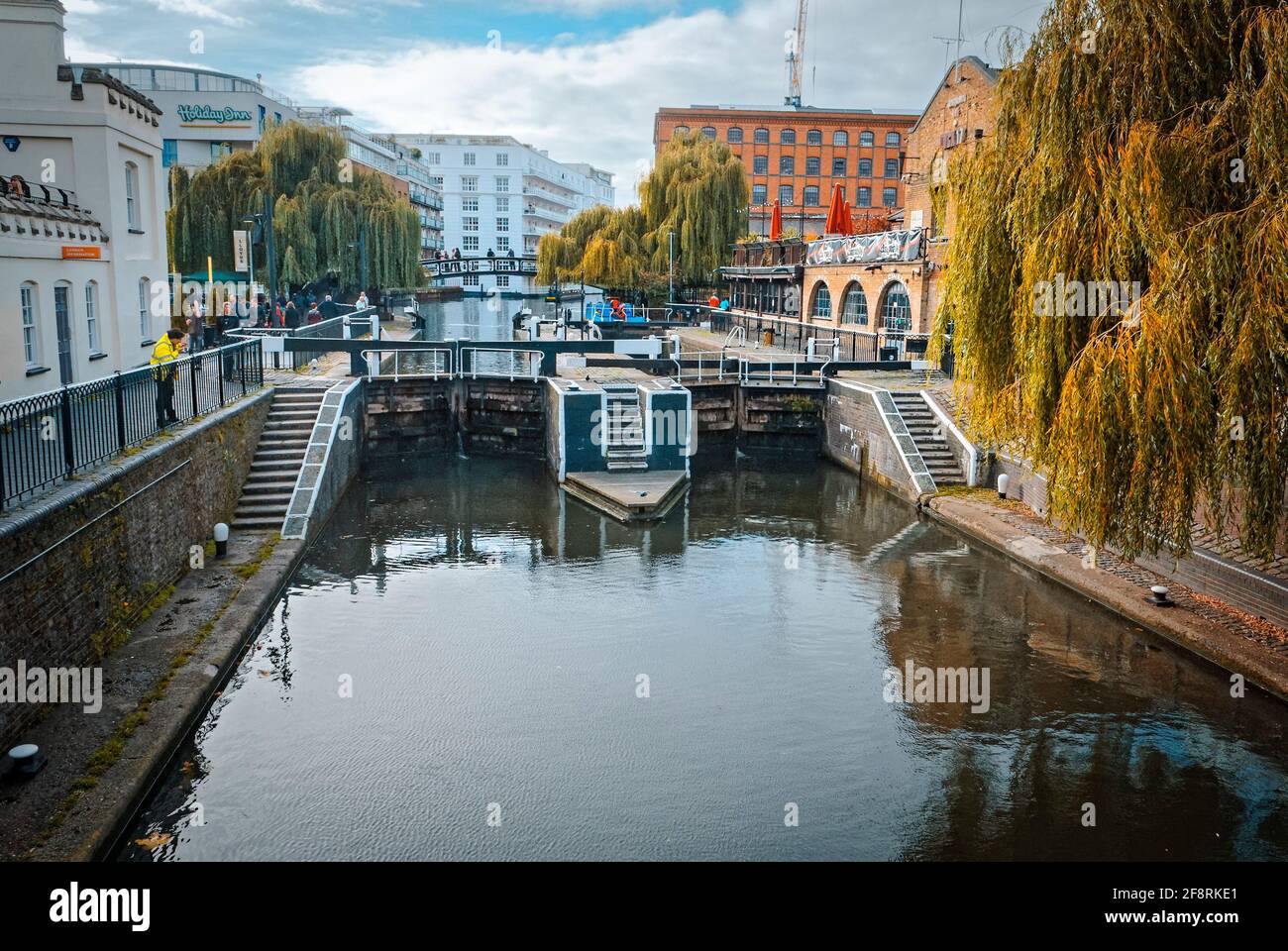 Camden Lock on Regent's Canal, Camden Town, London, England Stockfoto