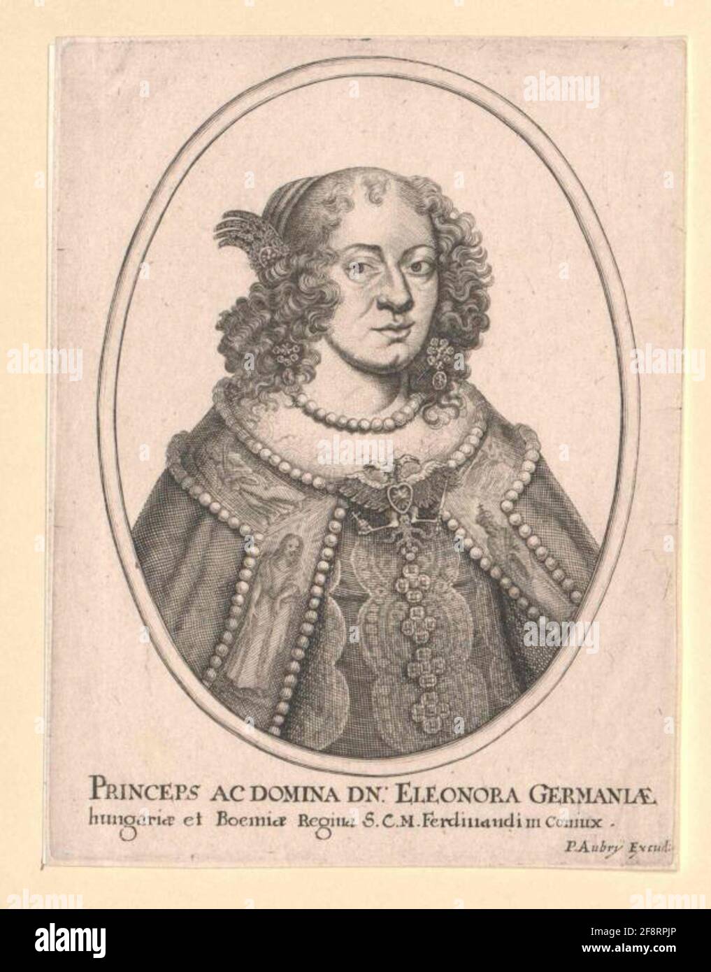 Gonzaga, Eleonore Princess of Mantua Herausgeber: Aubry, Peter (2) Dating: 1651/1666 Stockfoto