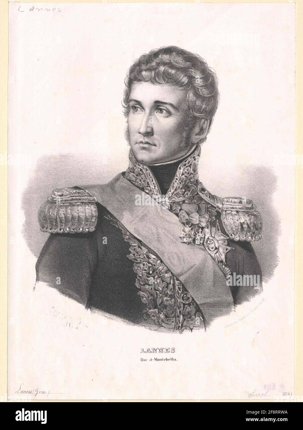 Lannes, Jean Duc de Montebello. Stockfoto