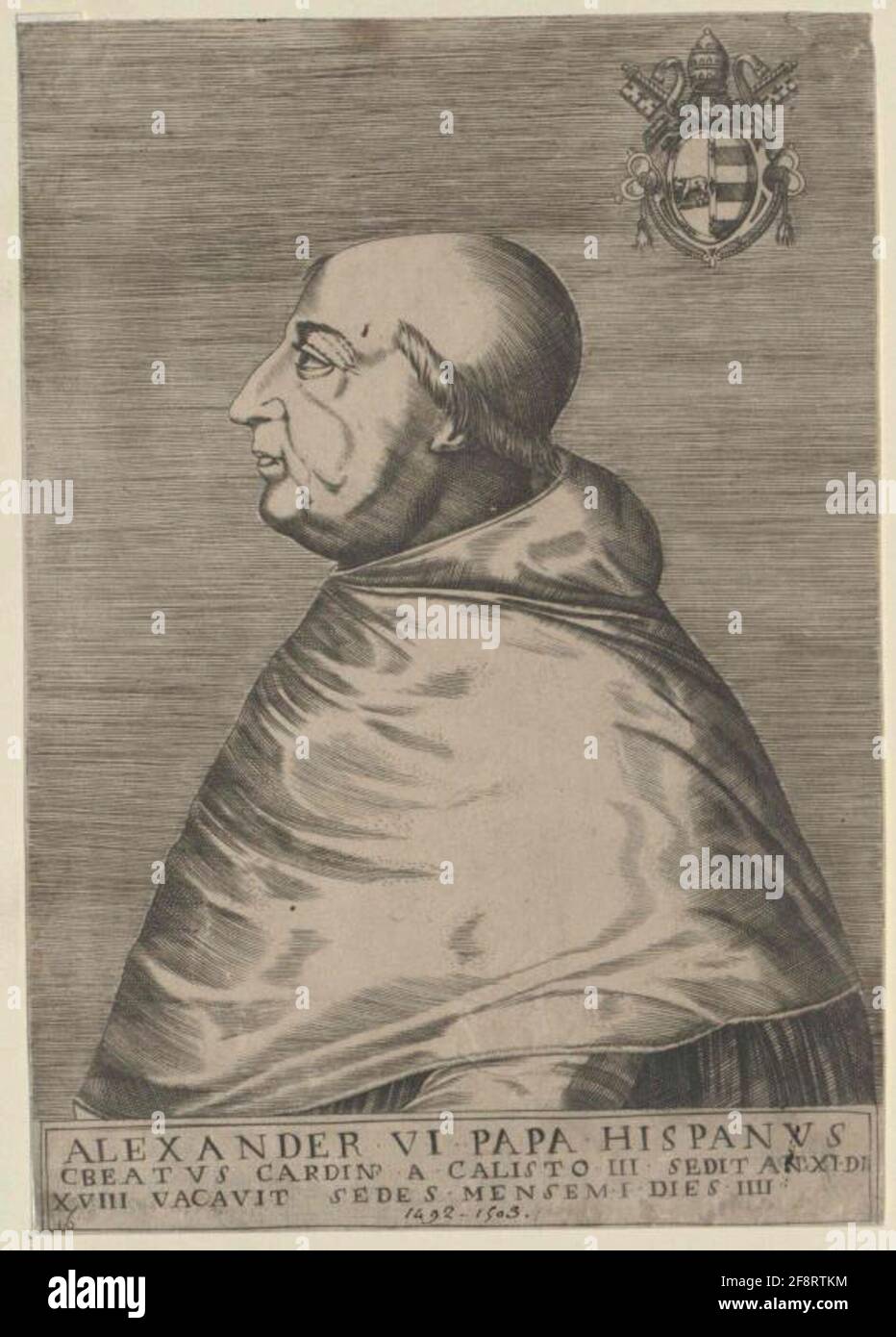 Alexander VI., Papa Stecher: Galle, Philips Stockfoto