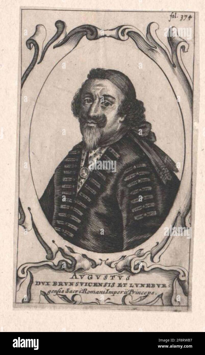 August des Jüngeren, Herzog von Braunschweig-Wolfenbüttel. Stockfoto