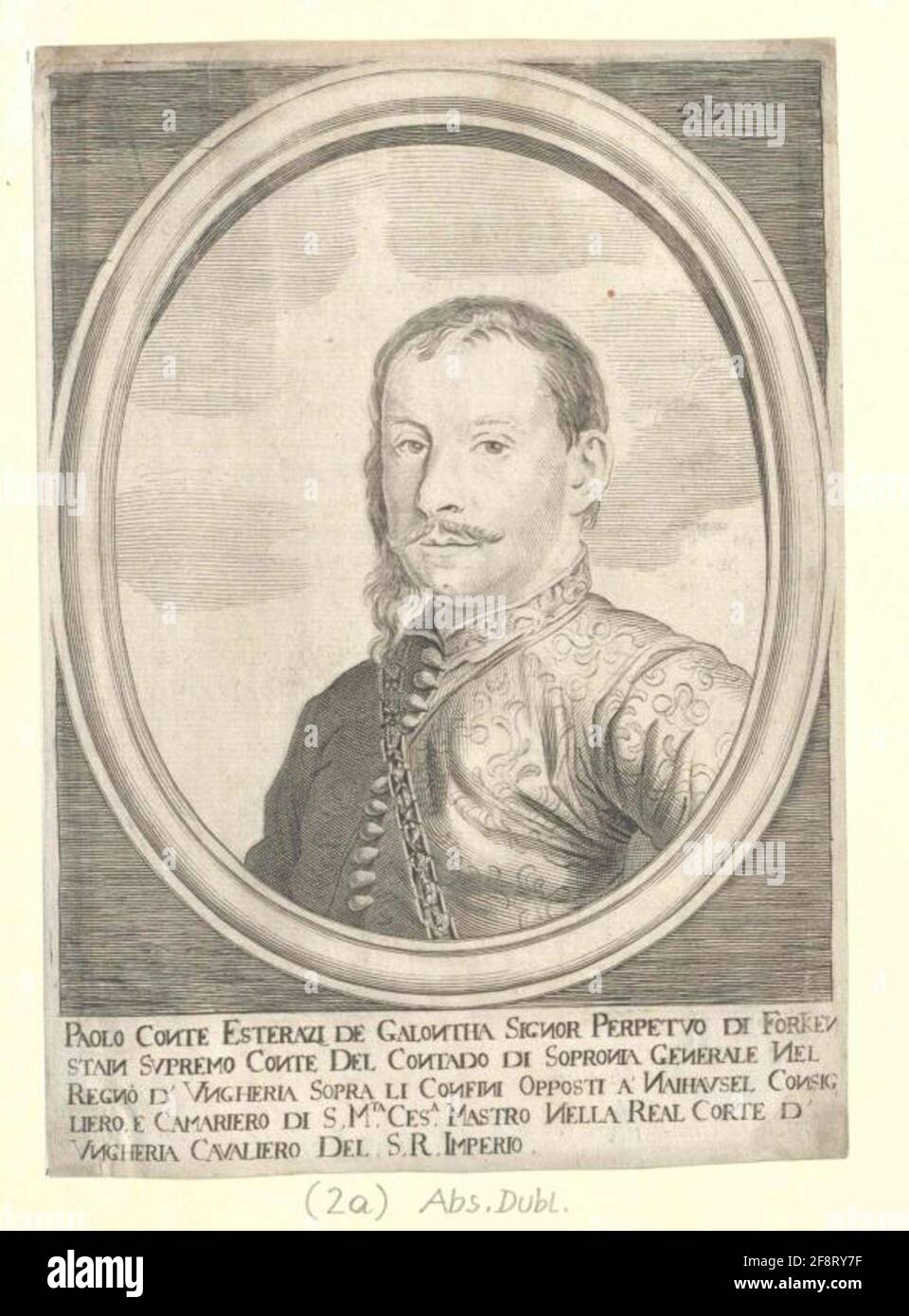 Esterházy von Galántha, Paul Fürst. Stockfoto