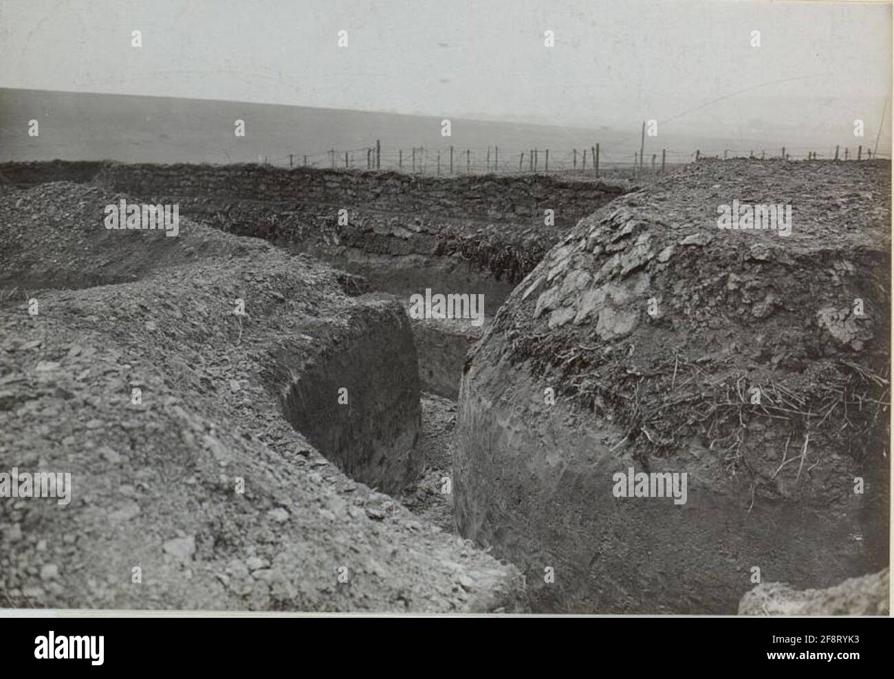 Eigene Position beim Typa in Sokolow. Stockfoto