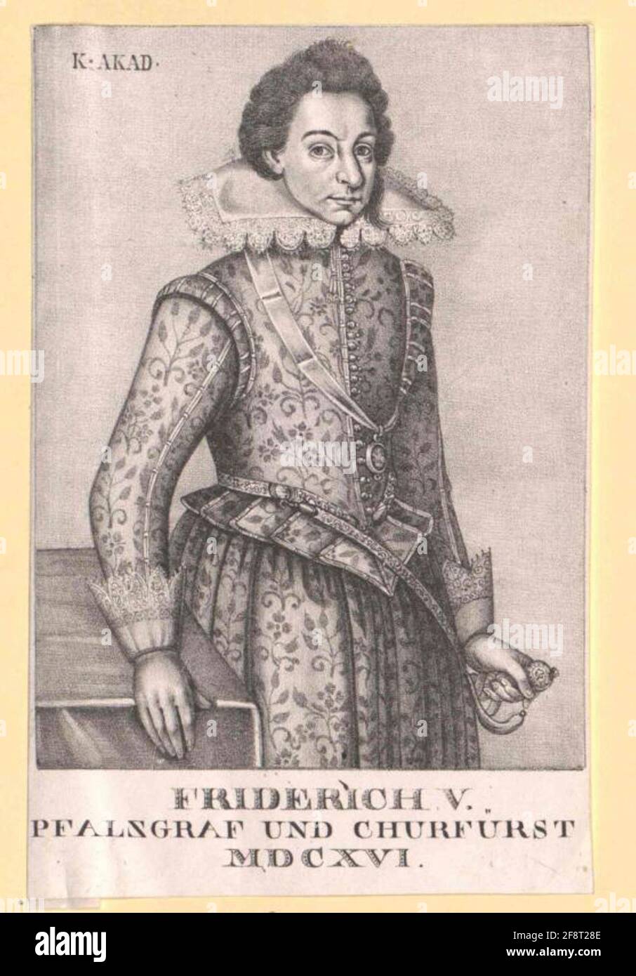 Friedrich V., Kurfürst der Pfalz. Stockfoto