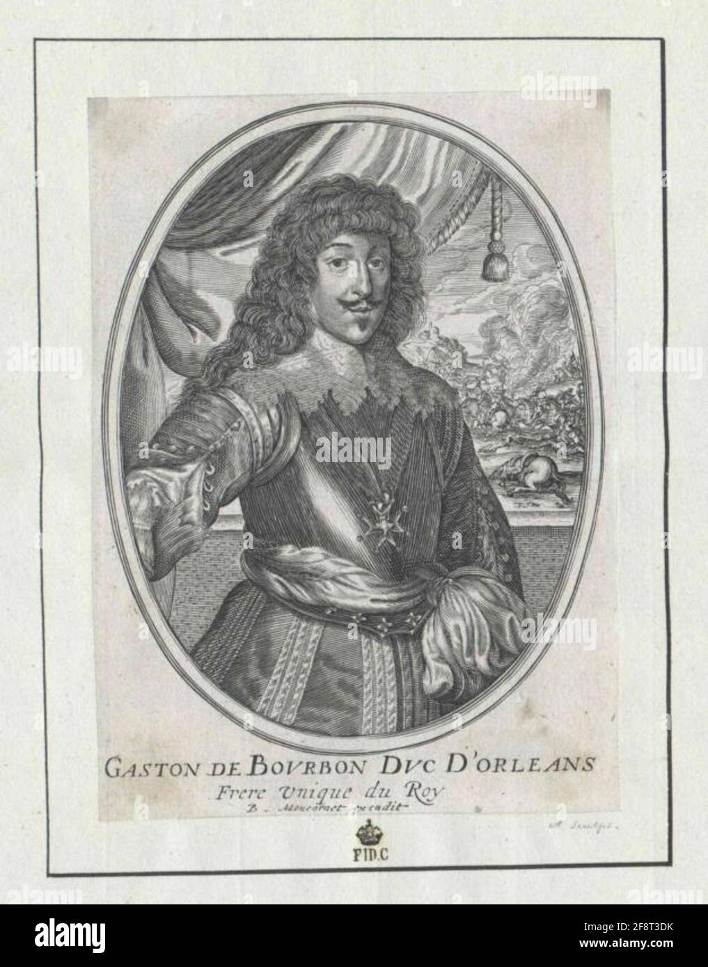 Gaston, Herzog von Orléans. Stockfoto
