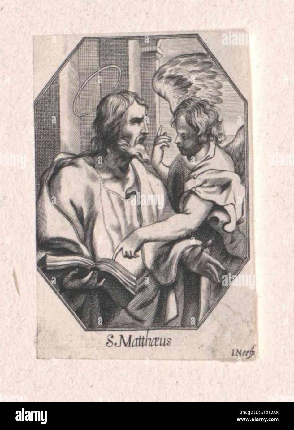 Matthäus, heiliger Evangelist. Stockfoto
