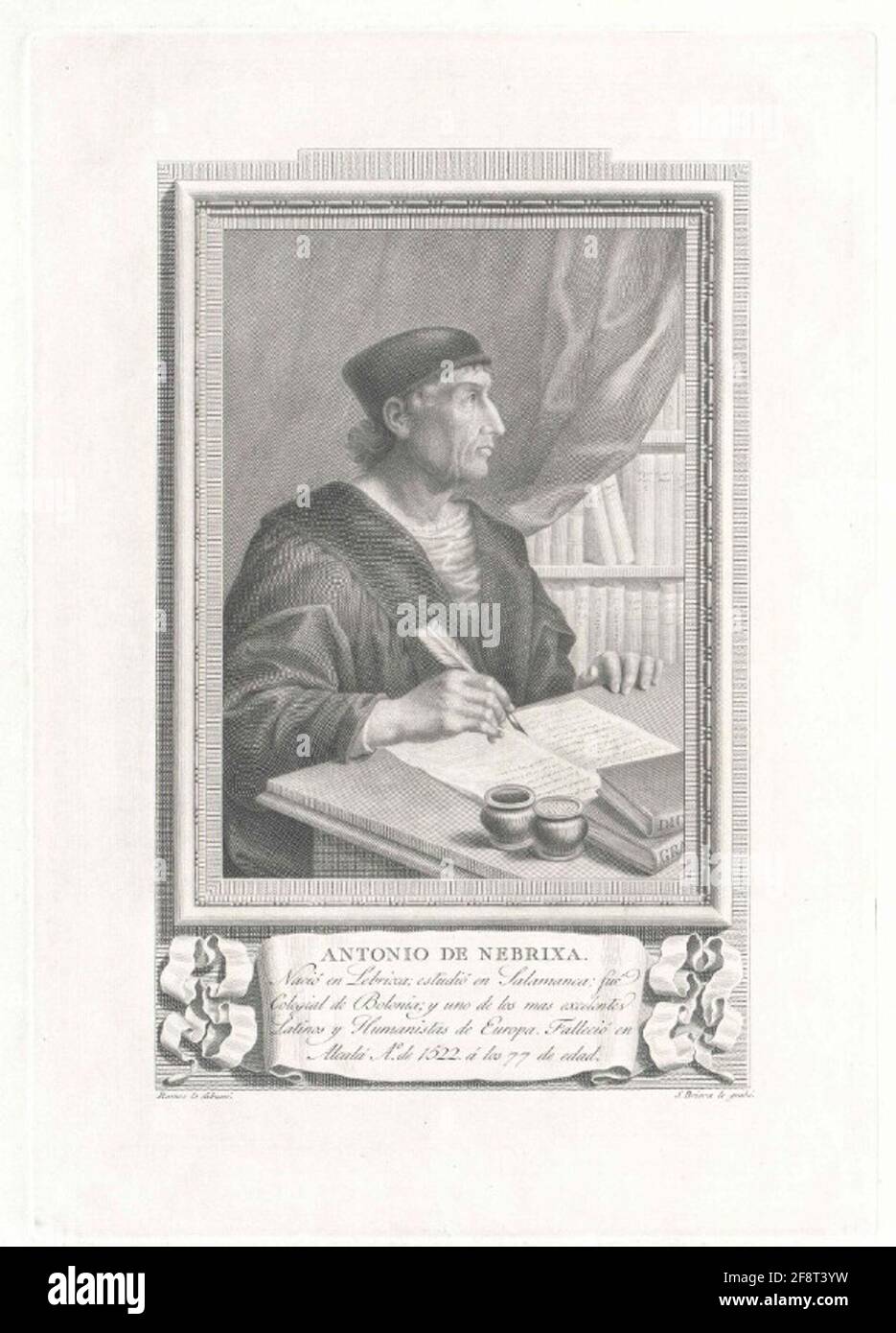Nebrija, Elio Antonio de. Stockfoto