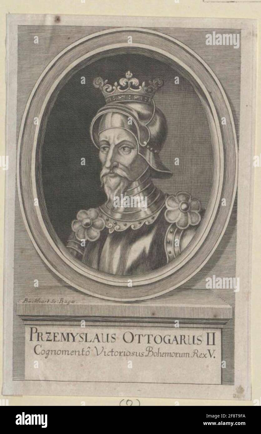Ottokar II Przemysl, König von Böhmen. Stockfoto