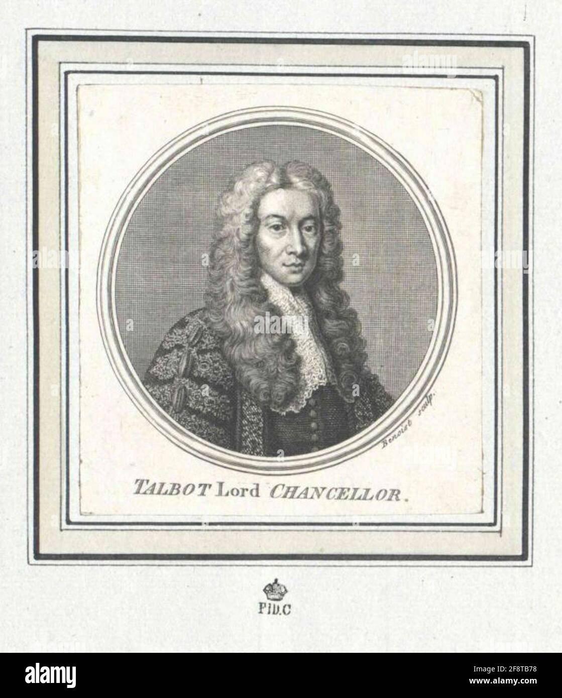 Talbot, 1. Baron Talbot, Charles . Stockfoto