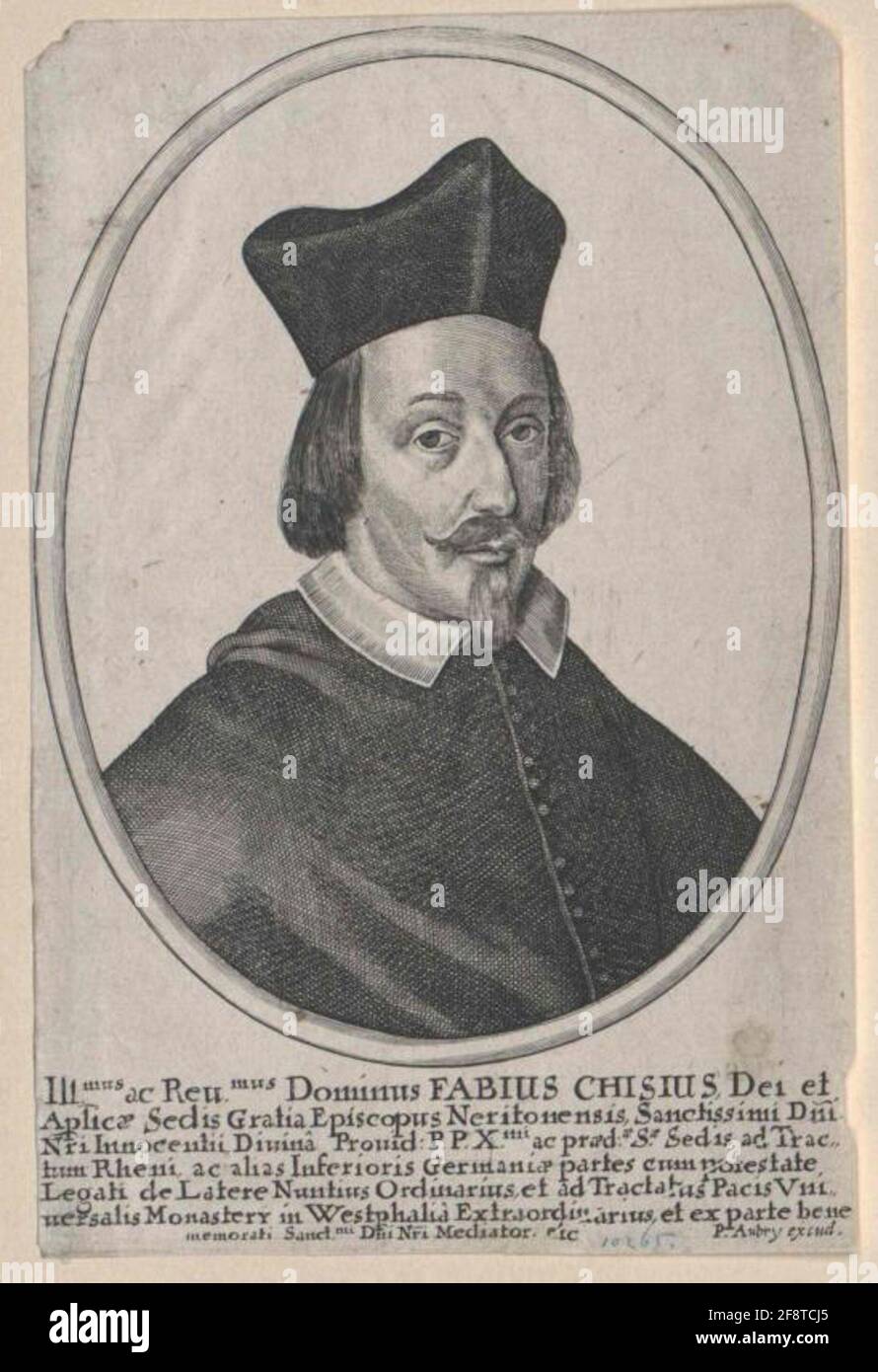 Alexander VII., Papa Herausgeber: Aubry, Peter (2) Dating: 1651/1655 Stockfoto