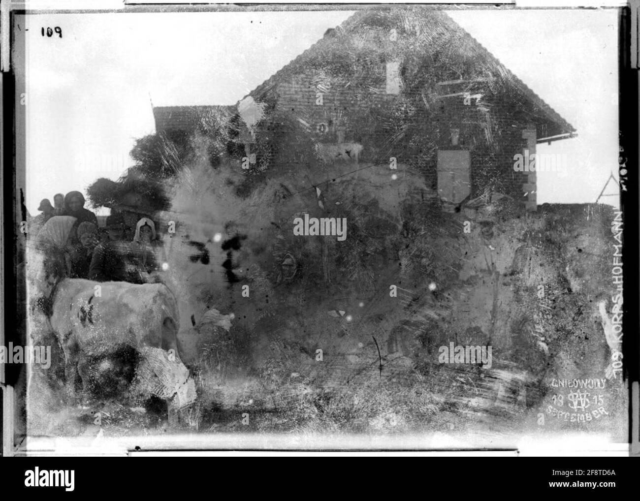 Gnilovody refugees; Gnilovy, Galicien; Fotograf: Corps Hofmann. Stockfoto