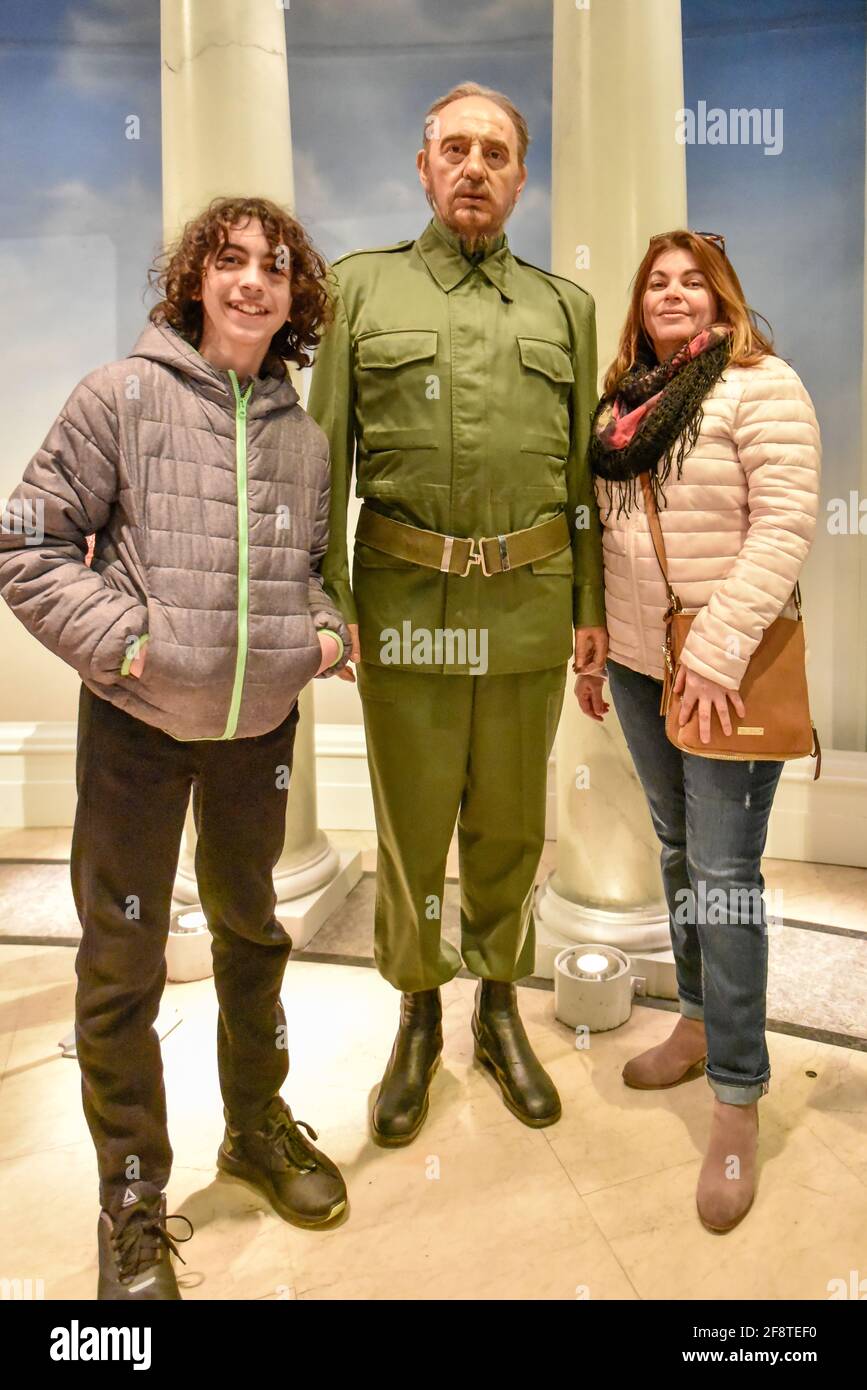 Madame Tussauds Wachsfigurenkabinett in New York, USA Stockfoto