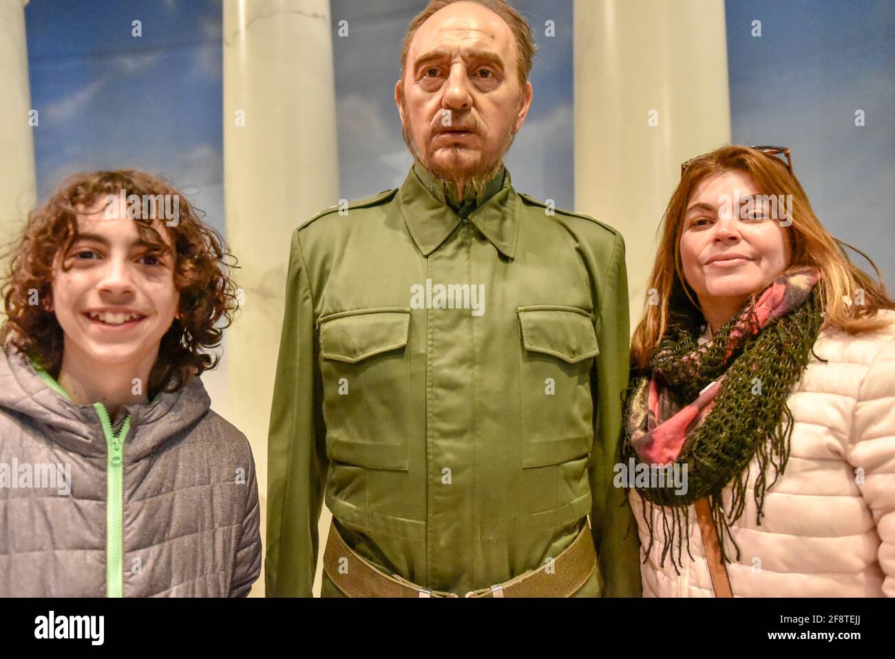 Madame Tussauds Wachsfigurenkabinett in New York, USA Stockfoto