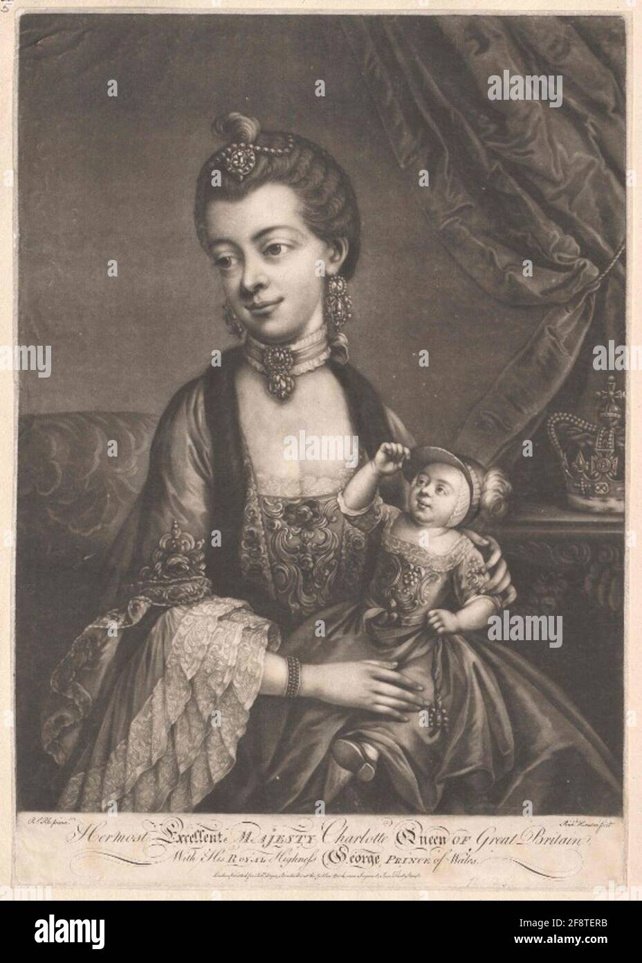 Sophie Charlotte, Prinzessin von Mecklenburg-Strelitz. Stockfoto