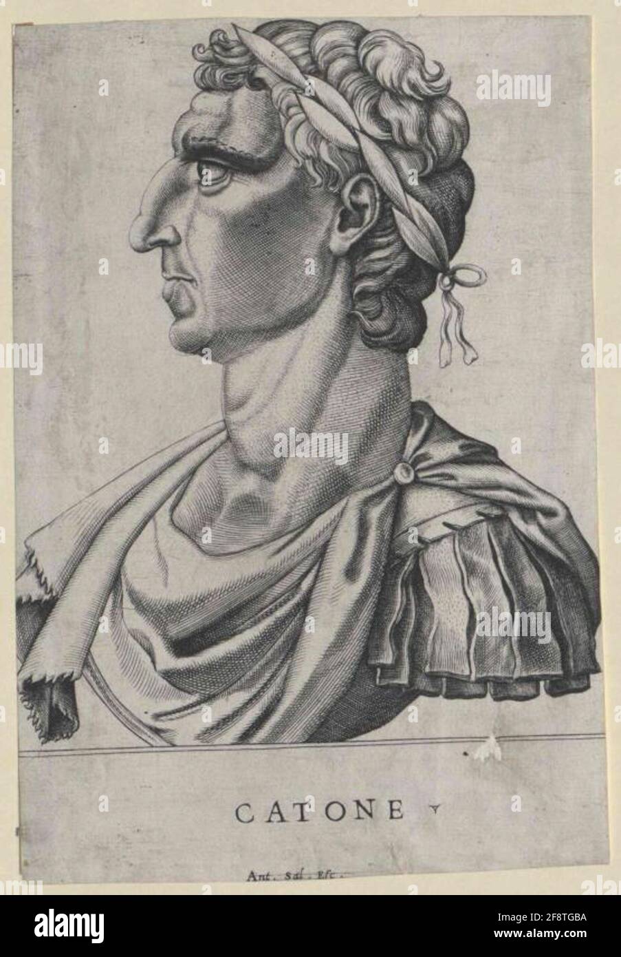 Cato, der Ältere. Stockfoto