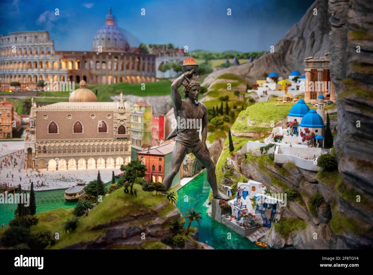 New York Gulliver's Gate Museum of Miniature Times Square 44th St, New York, USA. Stockfoto