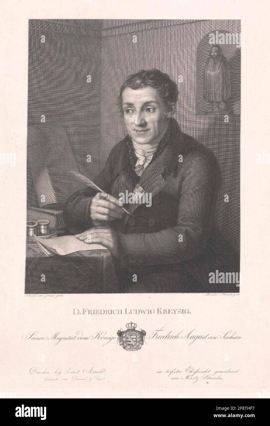 Kreysig, Friedrich Ludwig. Stockfoto