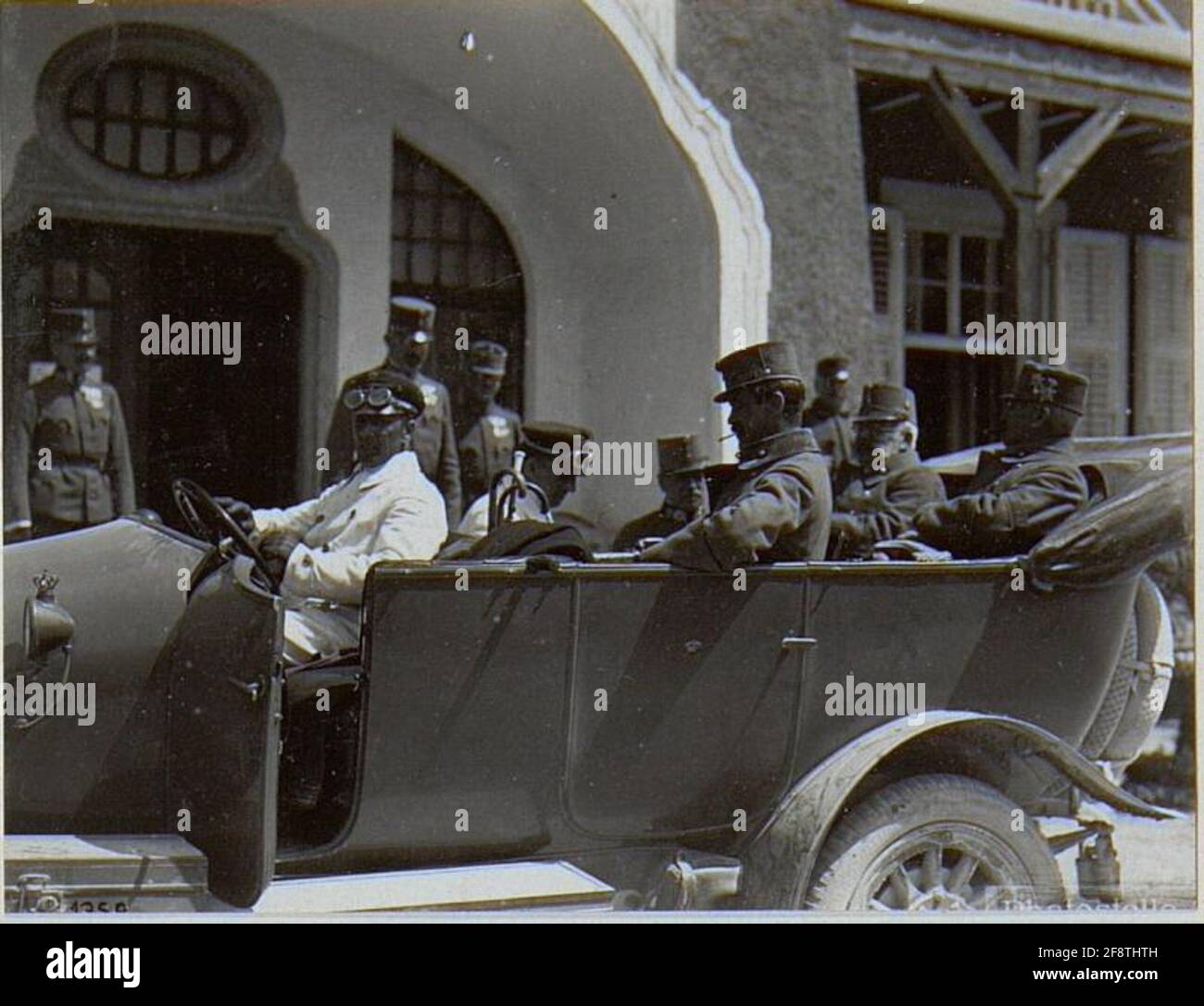 Levico. Erzherzog Friedrich beim 11. Armeekommando. . Stockfoto