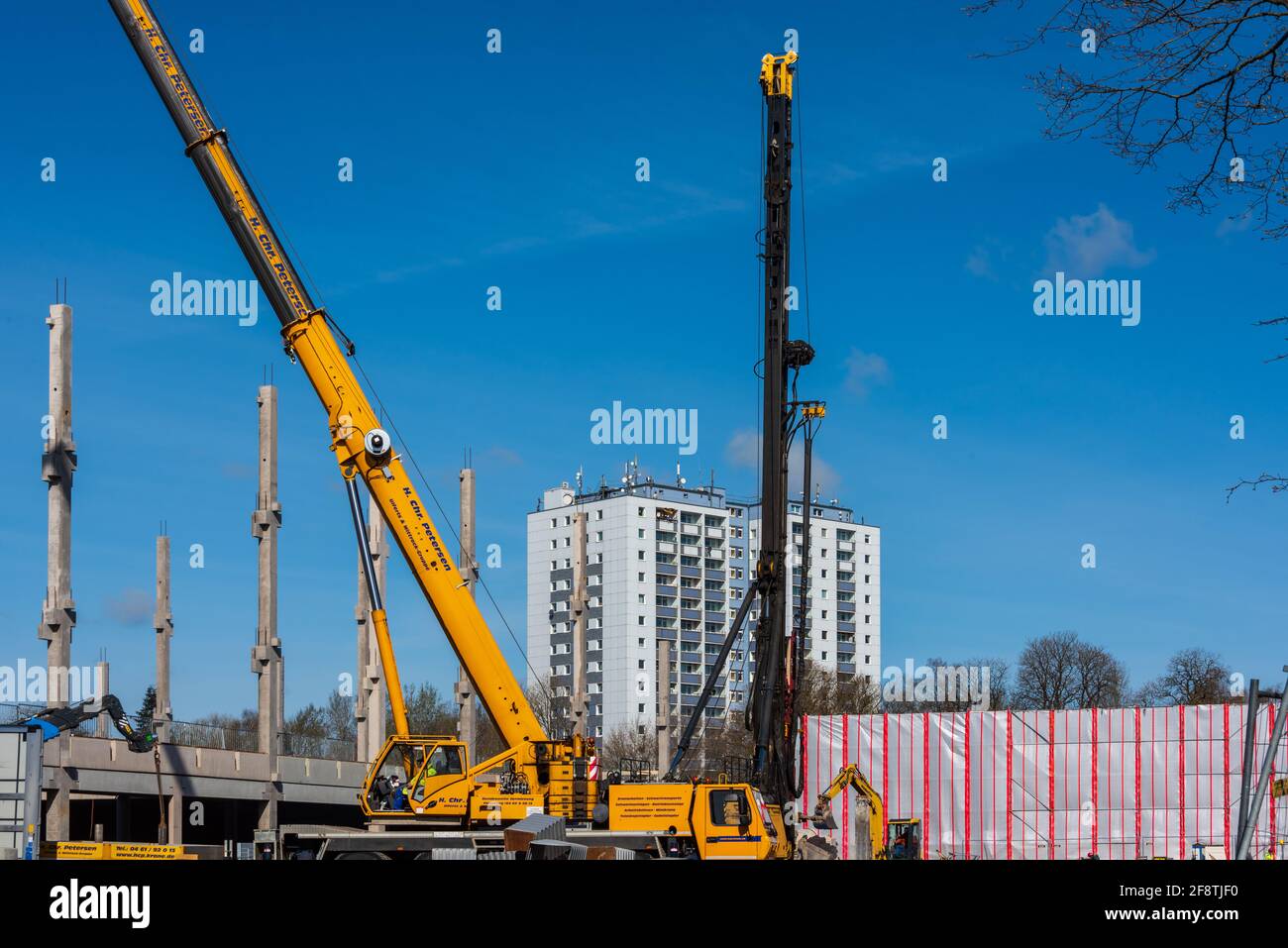Neubau eines Möbelhauses in Kiel Schleswig-Holstein Stockfoto