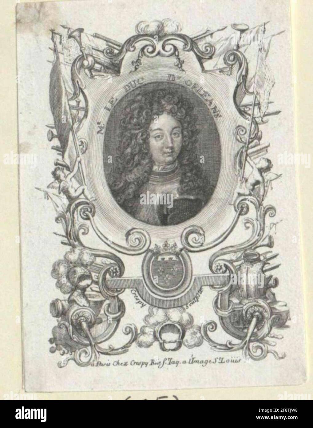 Philipp II., Herzog von Frankreich Orléans. Stockfoto