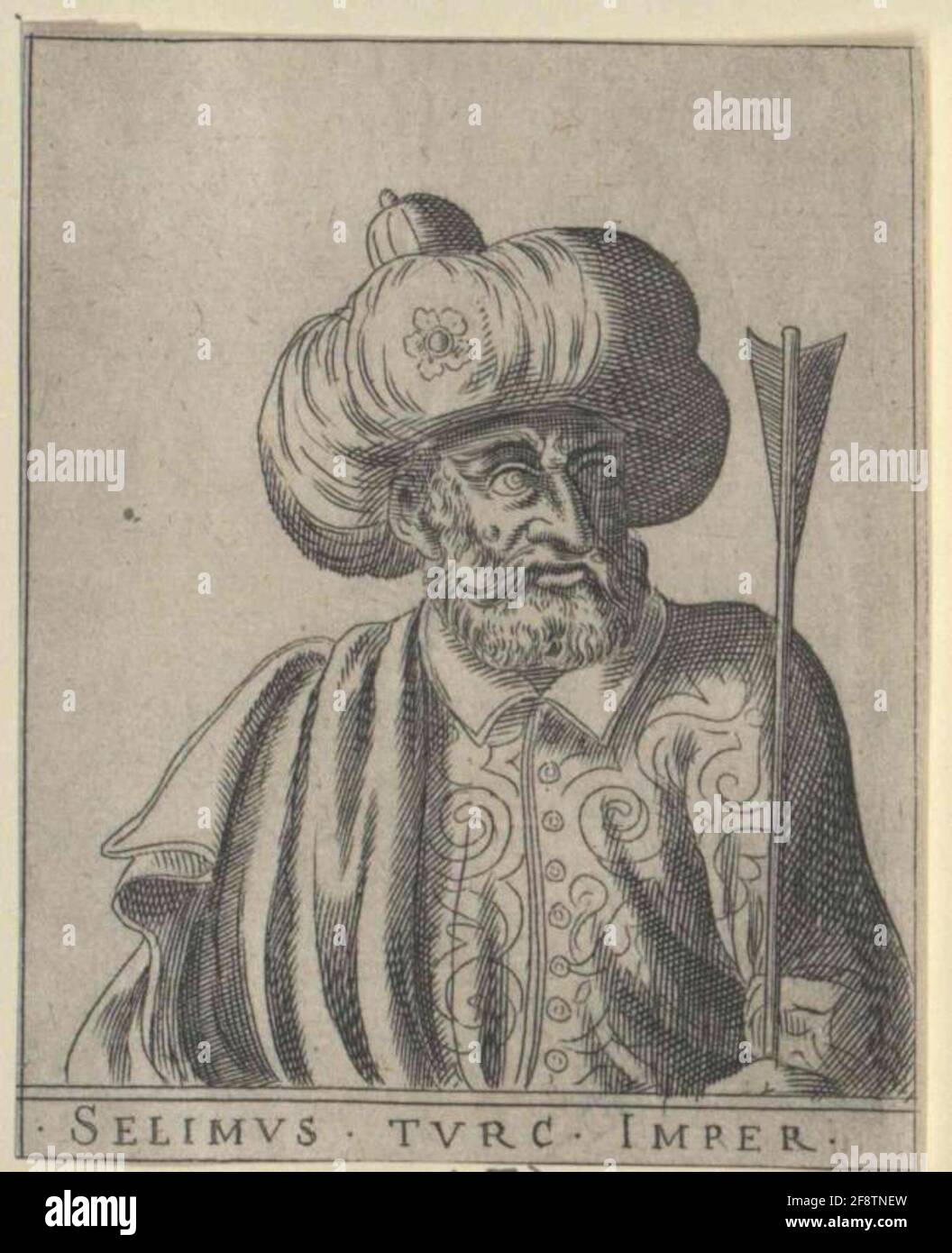 Selim I., der strenge Sultan der Türkei. Stockfoto