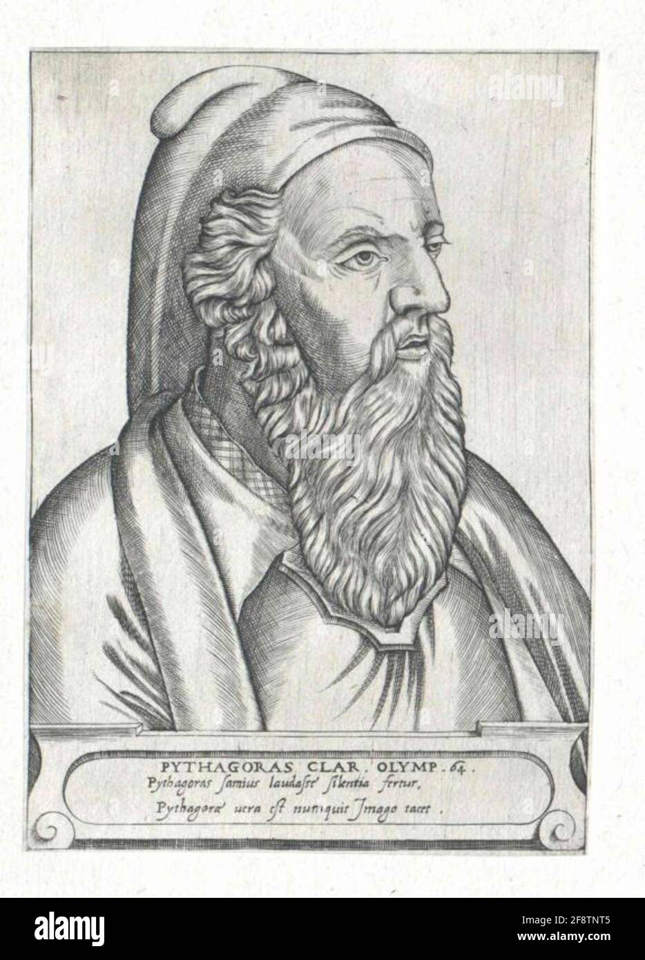 Pythagoras . Stockfoto