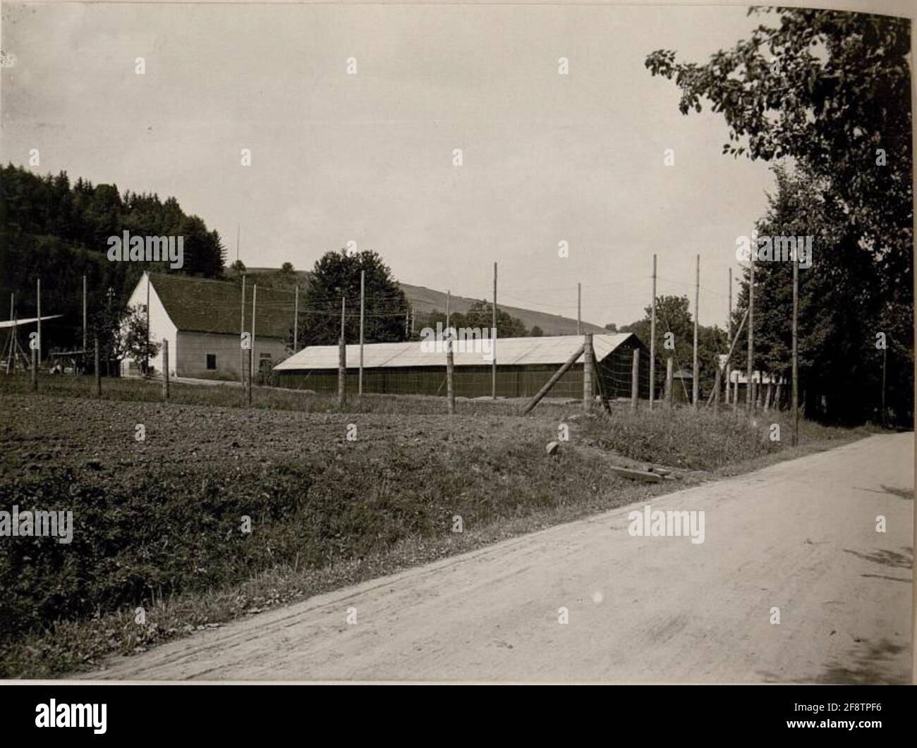 Disconnectant Department of the Mob.Phanzeugzeugenpots 7.in St.Veit a.D. glan. (Gesamtansicht.) . Stockfoto