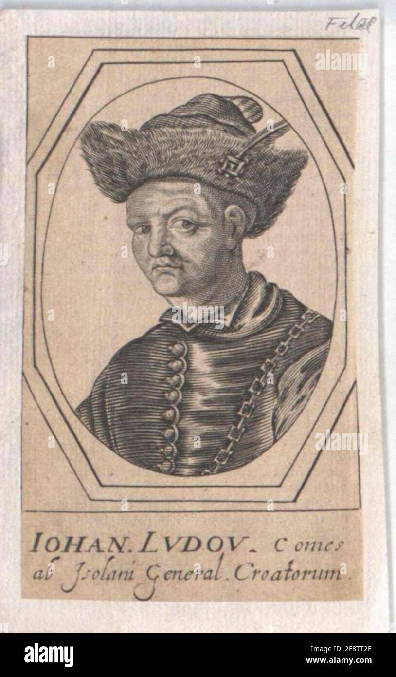 Isolani, Johann Ludwig Graf. Stockfoto