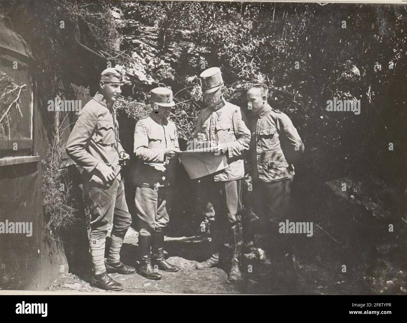 Brig.Stab.Allgemeines Straub.28.8.17. . Stockfoto