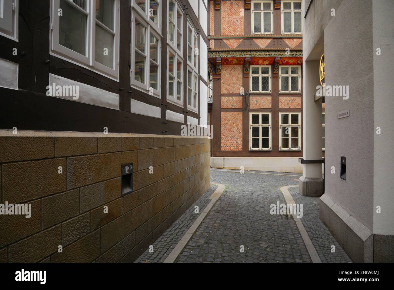 Hildesheimer Marktplatz - Marktplatz Stockfoto