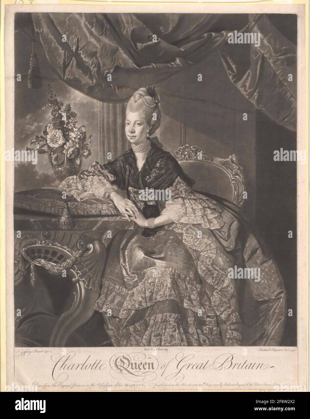 Sophie Charlotte, Prinzessin von Mecklenburg-Strelitz. Stockfoto