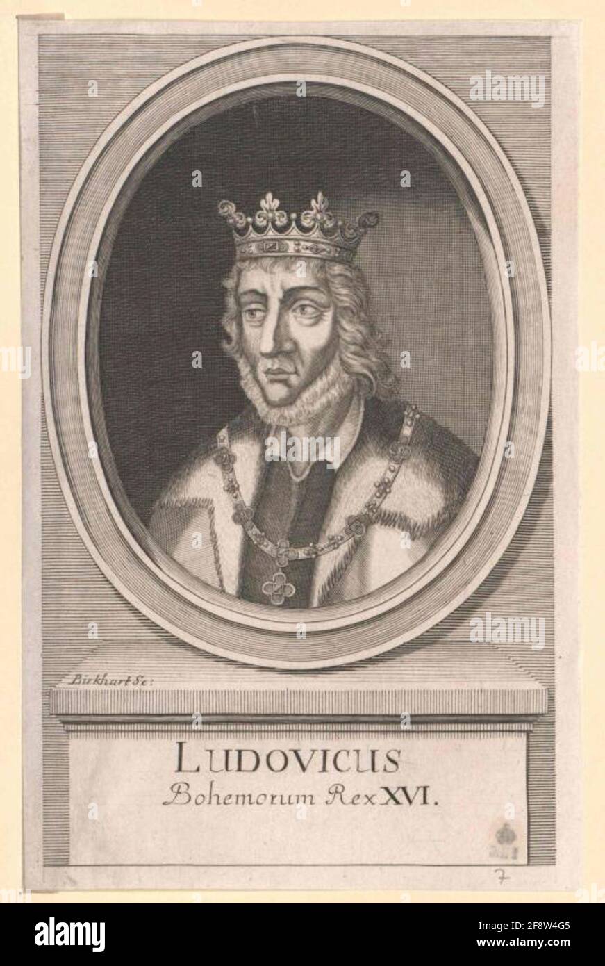 Ludwig II., König von Ungarn. Stockfoto