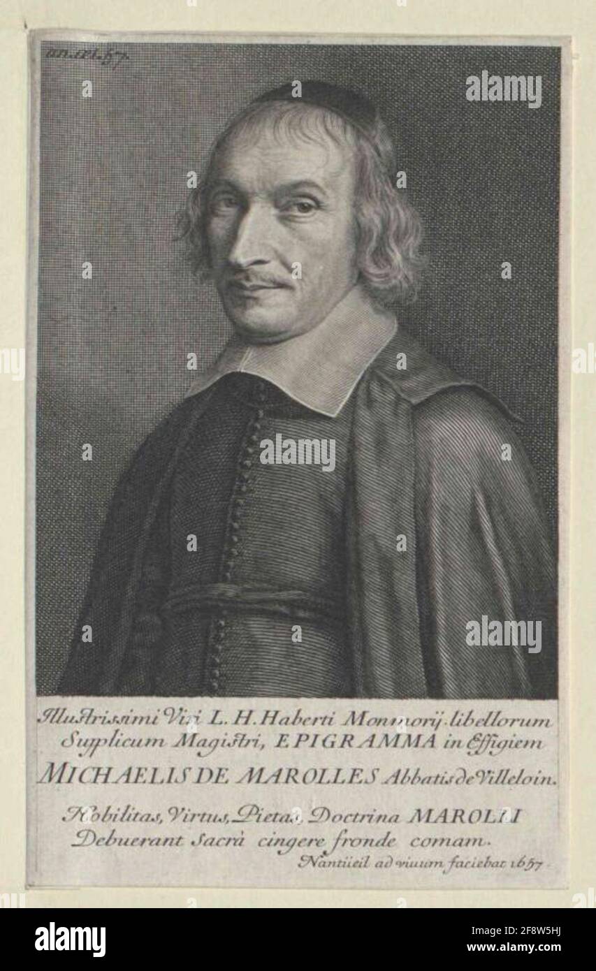 Marolles, Michel Die Lieben: Lamy, Pierstrides: Nanteuil, Robert Stockfoto