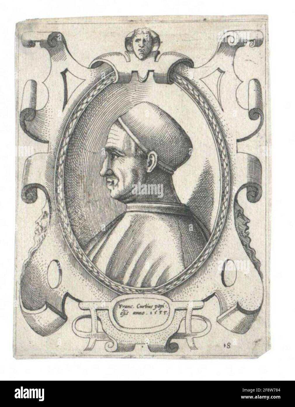 Curtius, Francesco. Stockfoto