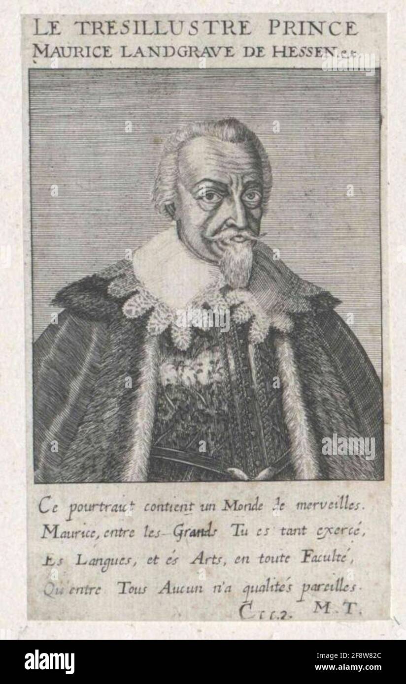 Moritz der Scholar, Landgraf von Hessen-Kassel Verlag: Ammon, Johannstecher: Ammon, Clemensverlaysort: Frankfurt (Main) Stockfoto