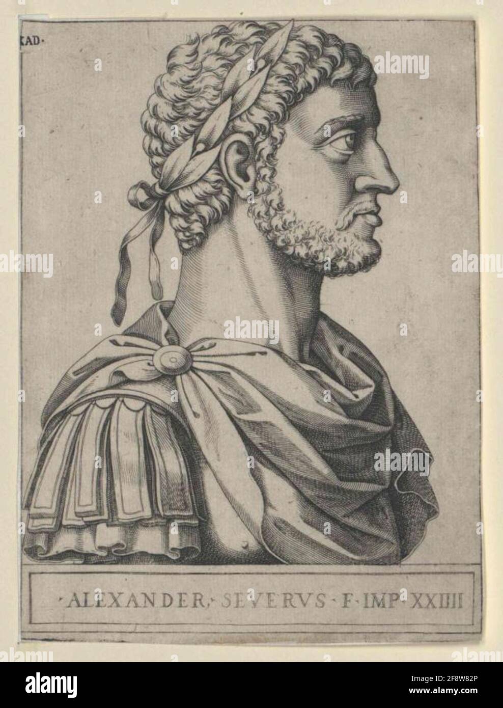 Severus Alexander, Römischer Kaiser. Stockfoto