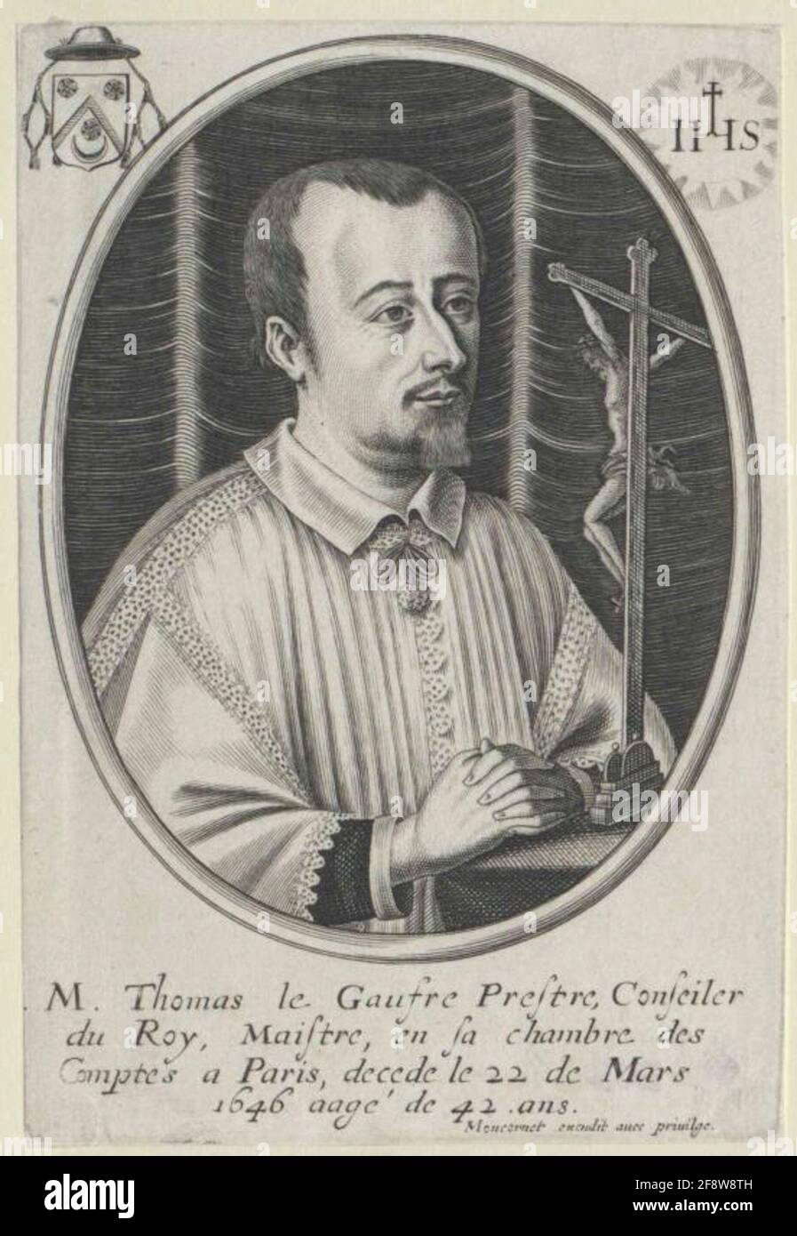 Der Gauffre, Thomas. Stockfoto