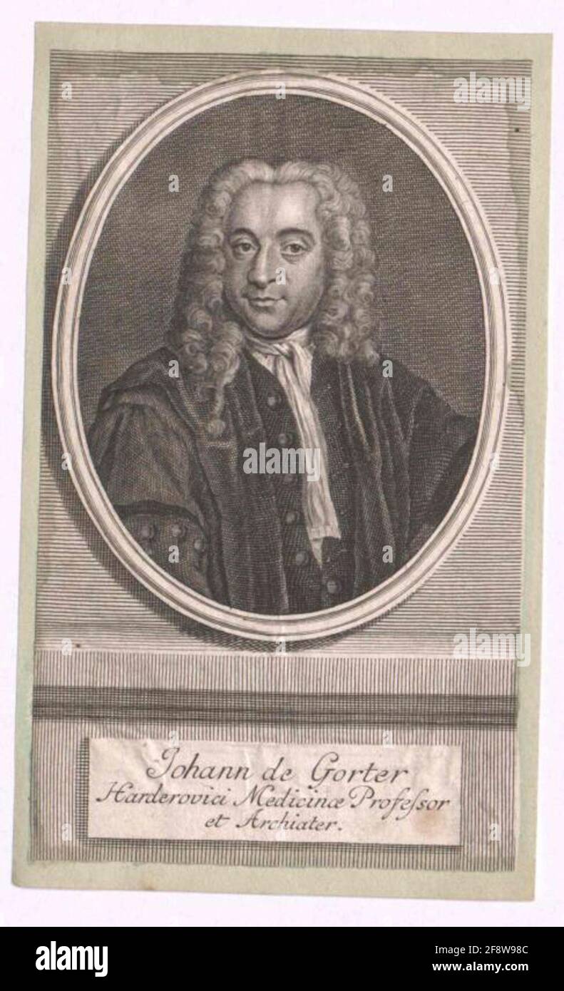 Gorter, Johannes DE 1725/1762 Stockfoto