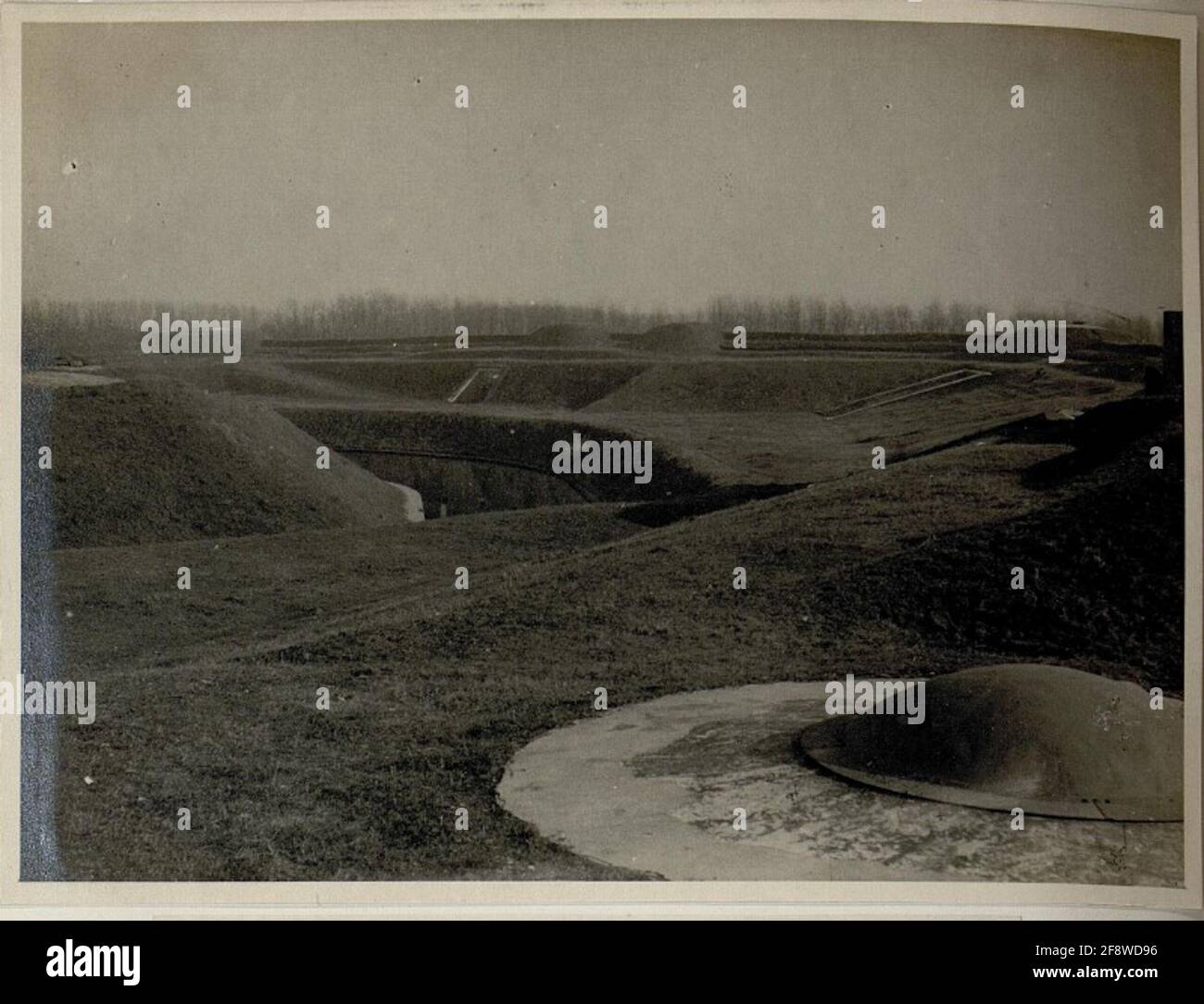 Bukarest, Jilava Fort13, aufgenommen am 24.12.1916. Stockfoto