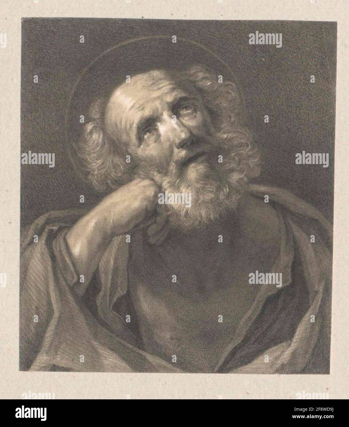 Petrus, Heiliger Apostel. Stockfoto