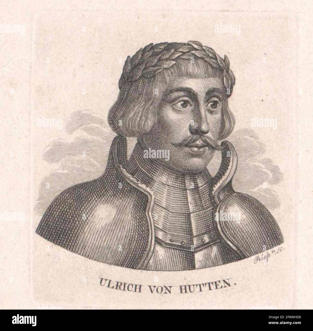 Hutten, Ulrich von. Stockfoto