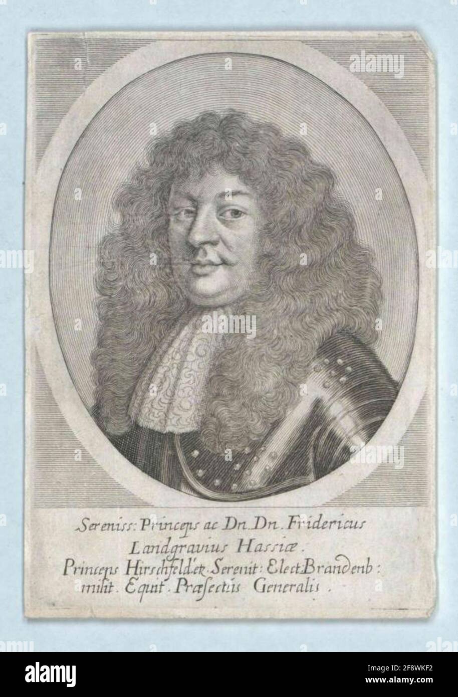 Friedrich I., Landgraf von Hessen-Homburg. Stockfoto